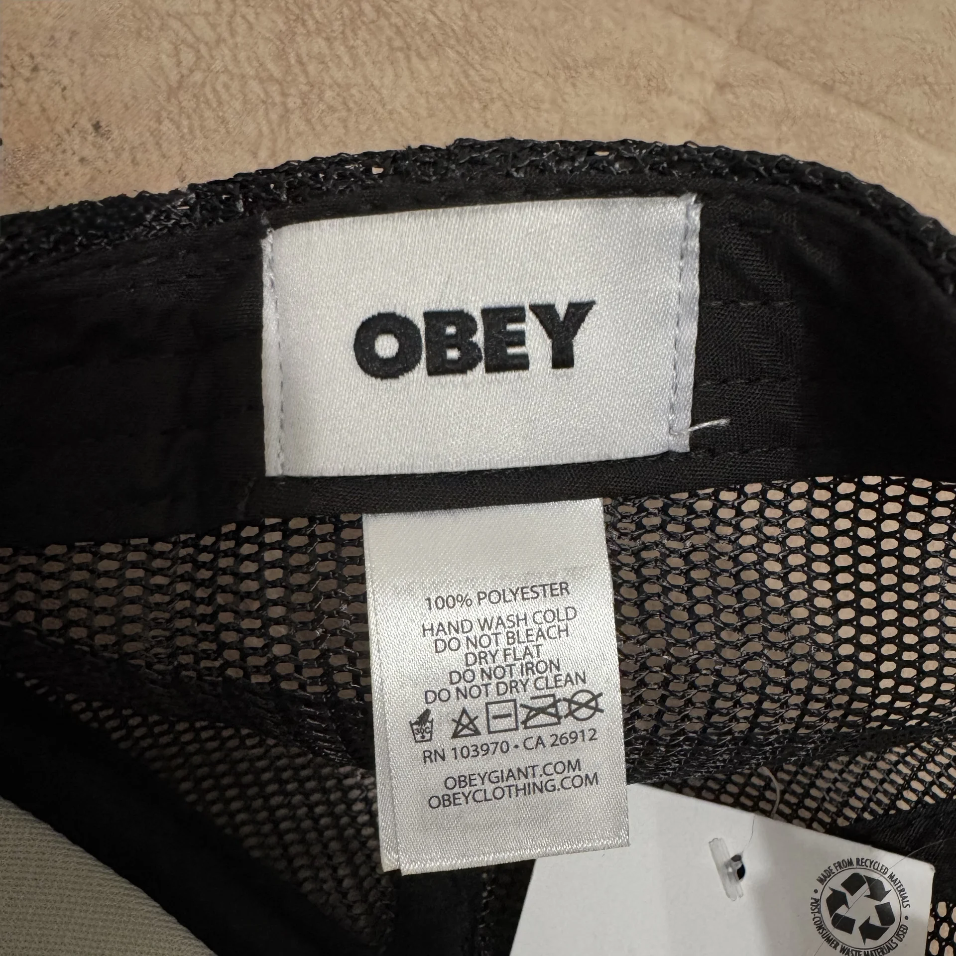 Бейсболка Obey - миниатюра 3
