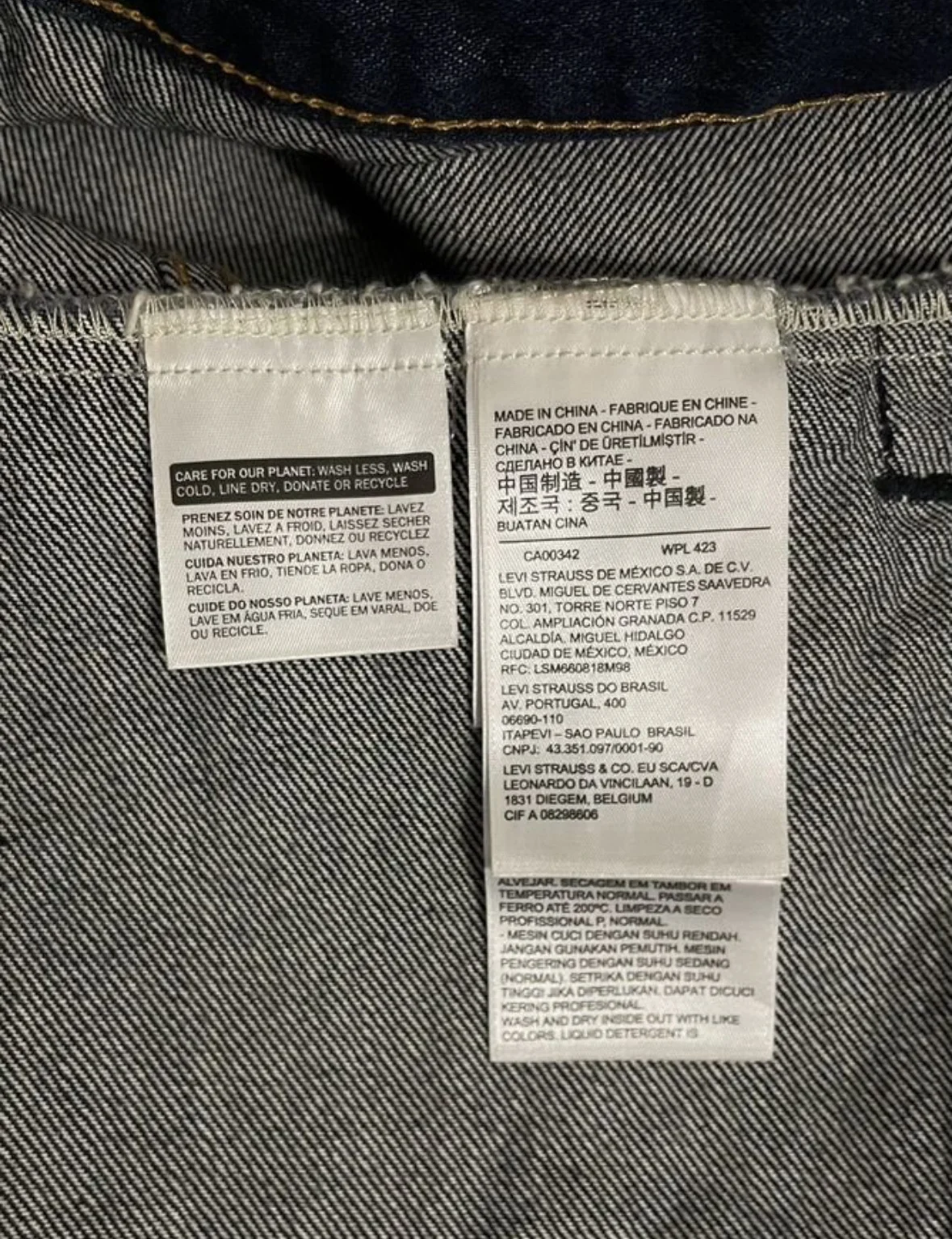 Джинсовая куртка Levi’s L - миниатюра 5