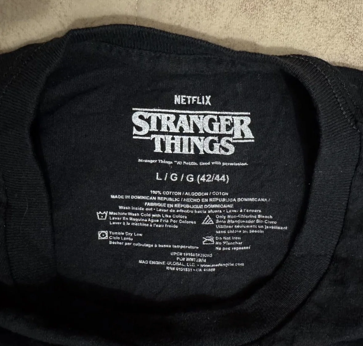 Футболка stranger things L - миниатюра 4