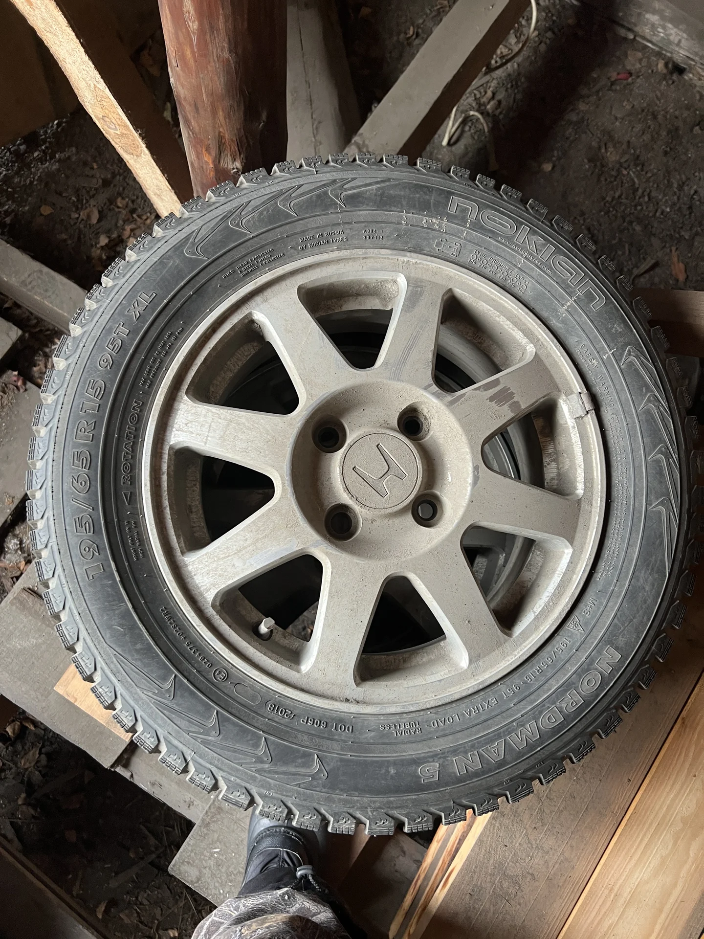 Литые диски Honda 6×R15 4×114.3 - изображение 1