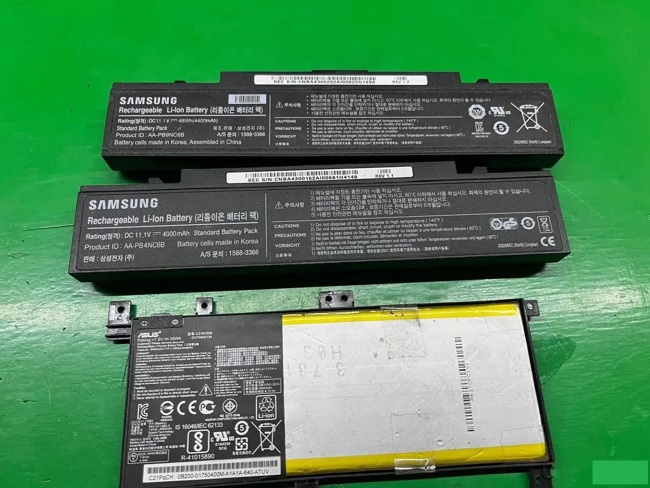 Батареи на ноутбуки asus,samsung - изображение 1