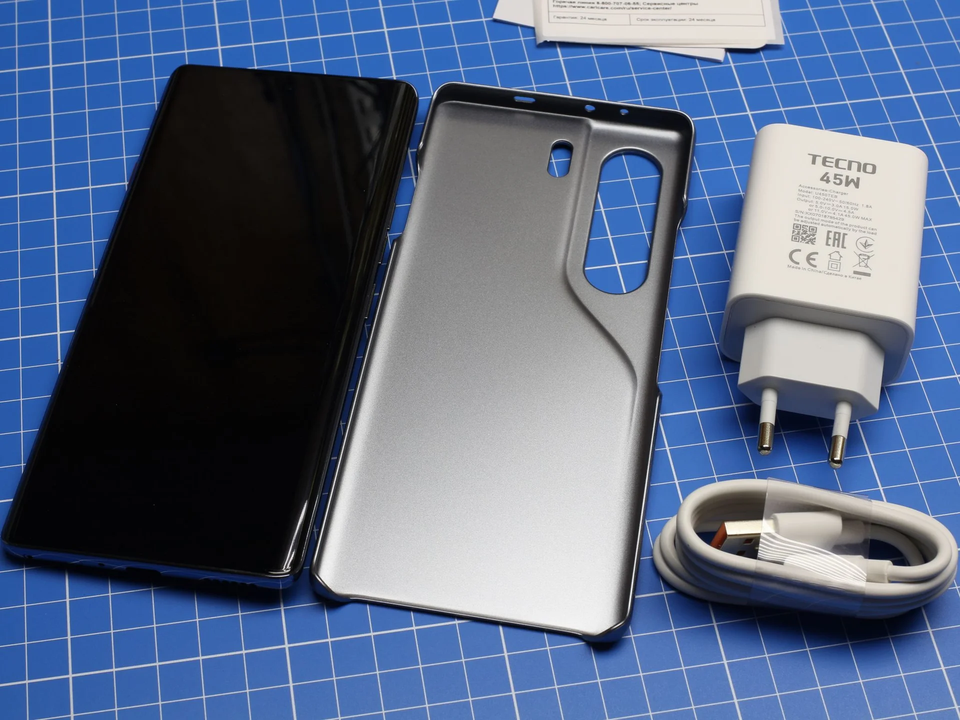 6.78" Смартфон Tecno CAMON 40 Pro 5G 256 ГБ черный - изображение 1