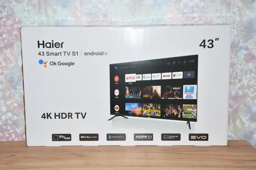 43" (109см) LED-телевизор Haier 43 Smart TV S1 4K