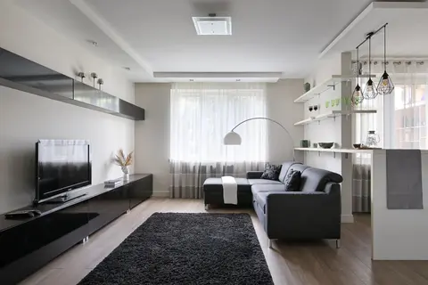 Евродвушка 76,5 м² + лоджия 3 м² | кухня-гостиная 32 м² | 2 этаж | автономное отопление