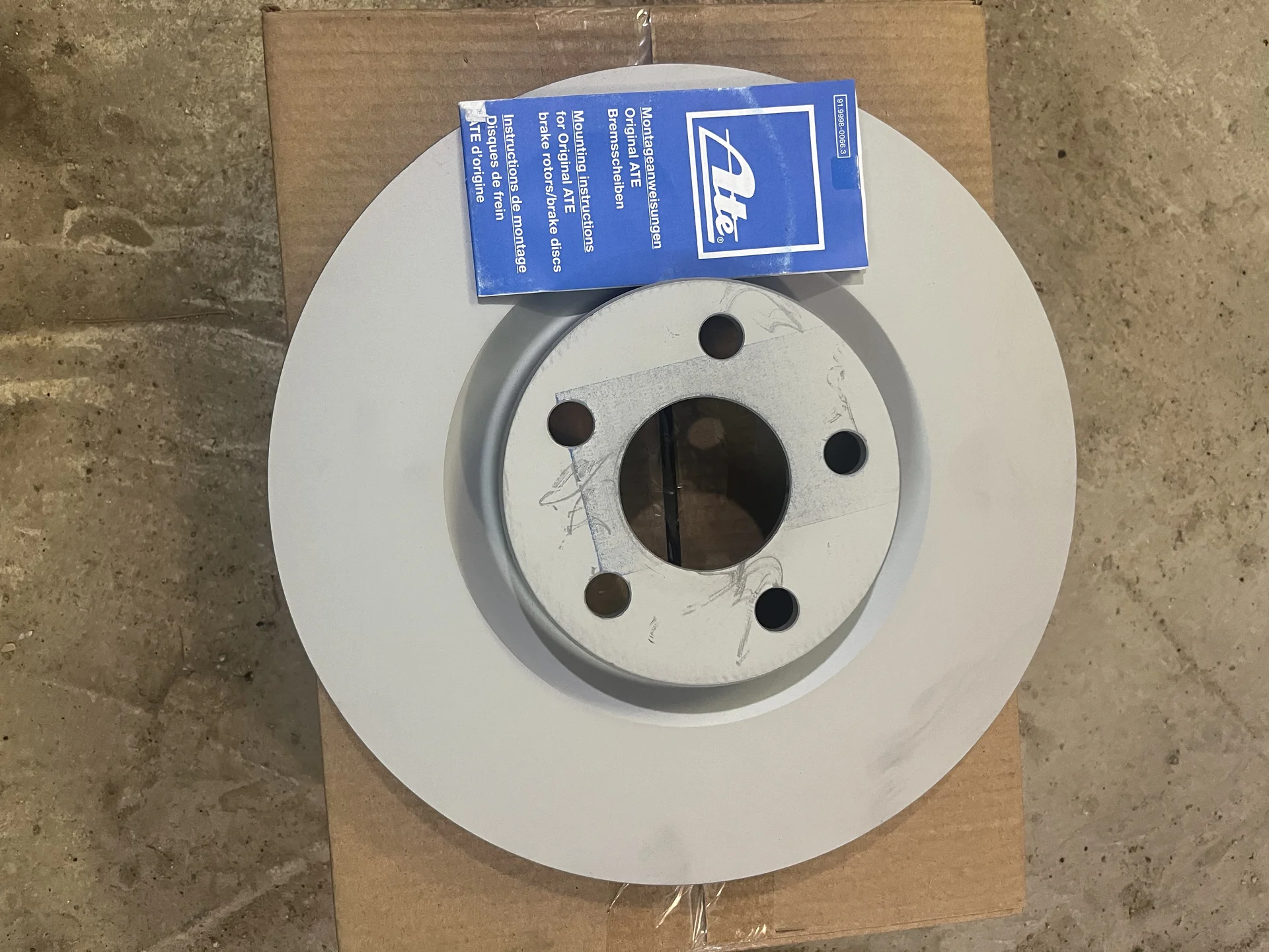 Торомозной диск Ford Galaxy S-max Ate 240132-01891 - изображение 1