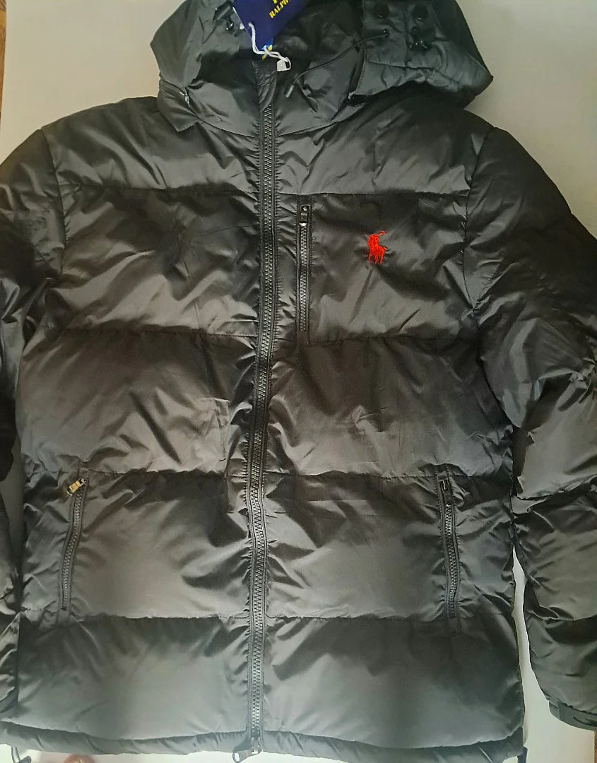 Зимняя куртка мужская,  чёрная  Polo Ralph Lauren  новая