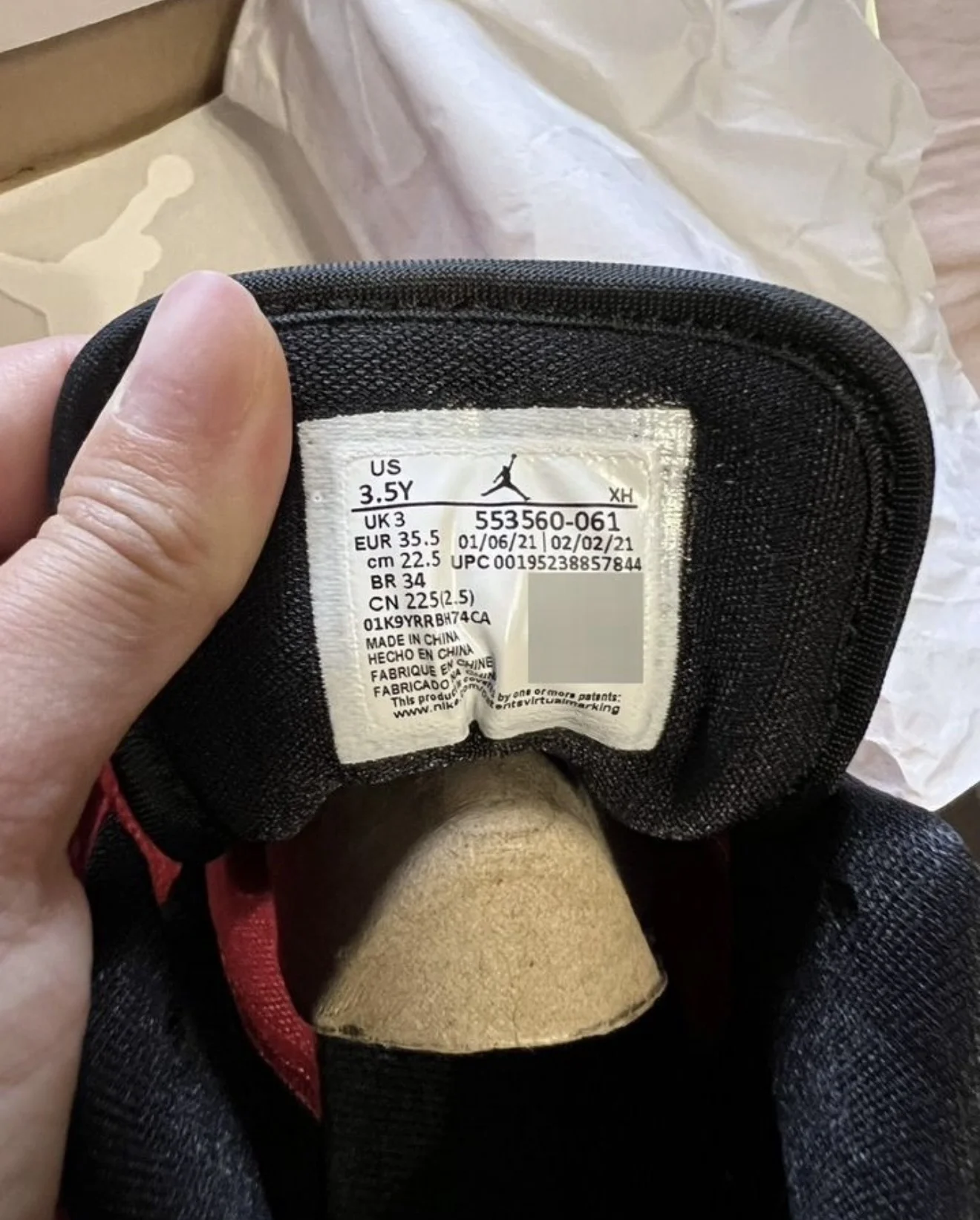 Nike air jordan 1 low оригинал - миниатюра 3