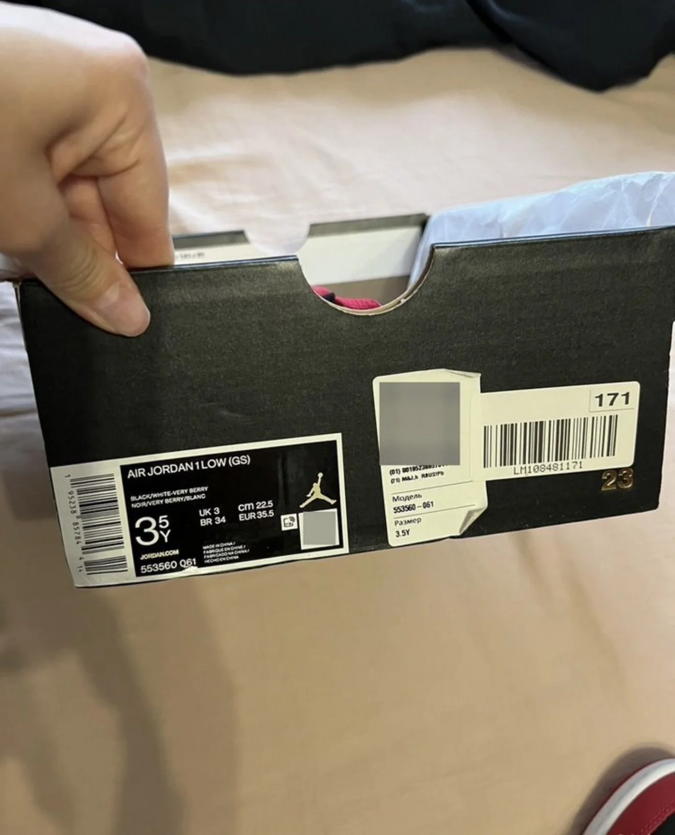 Nike air jordan 1 low оригинал - миниатюра 6