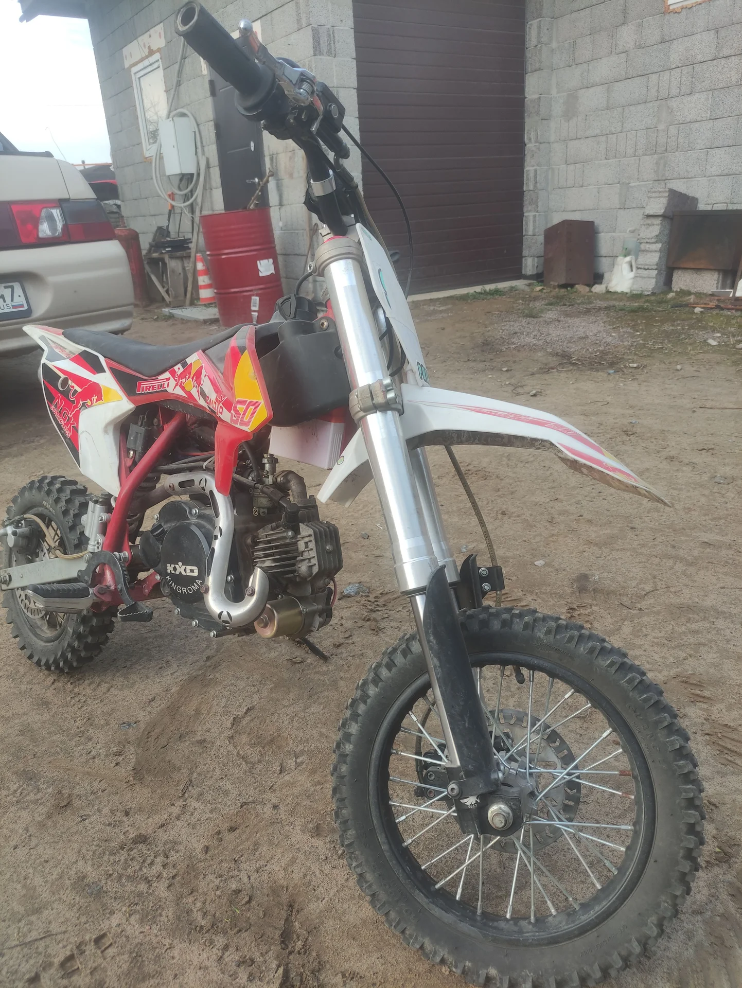Питбайк c-moto kxd707b - миниатюра 5