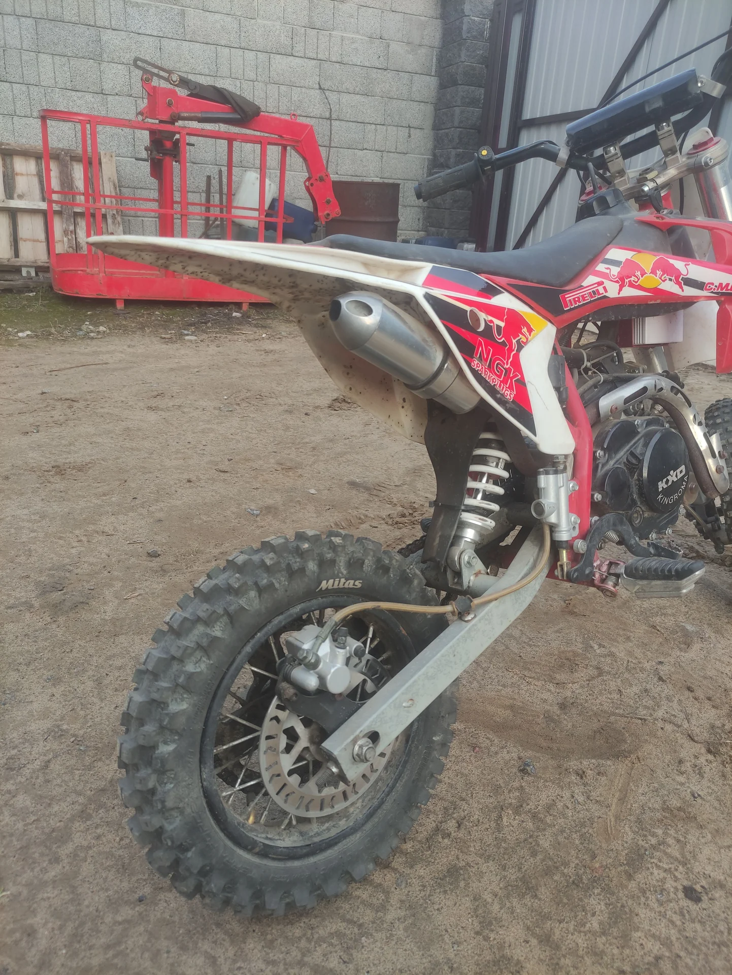 Питбайк c-moto kxd707b - миниатюра 6