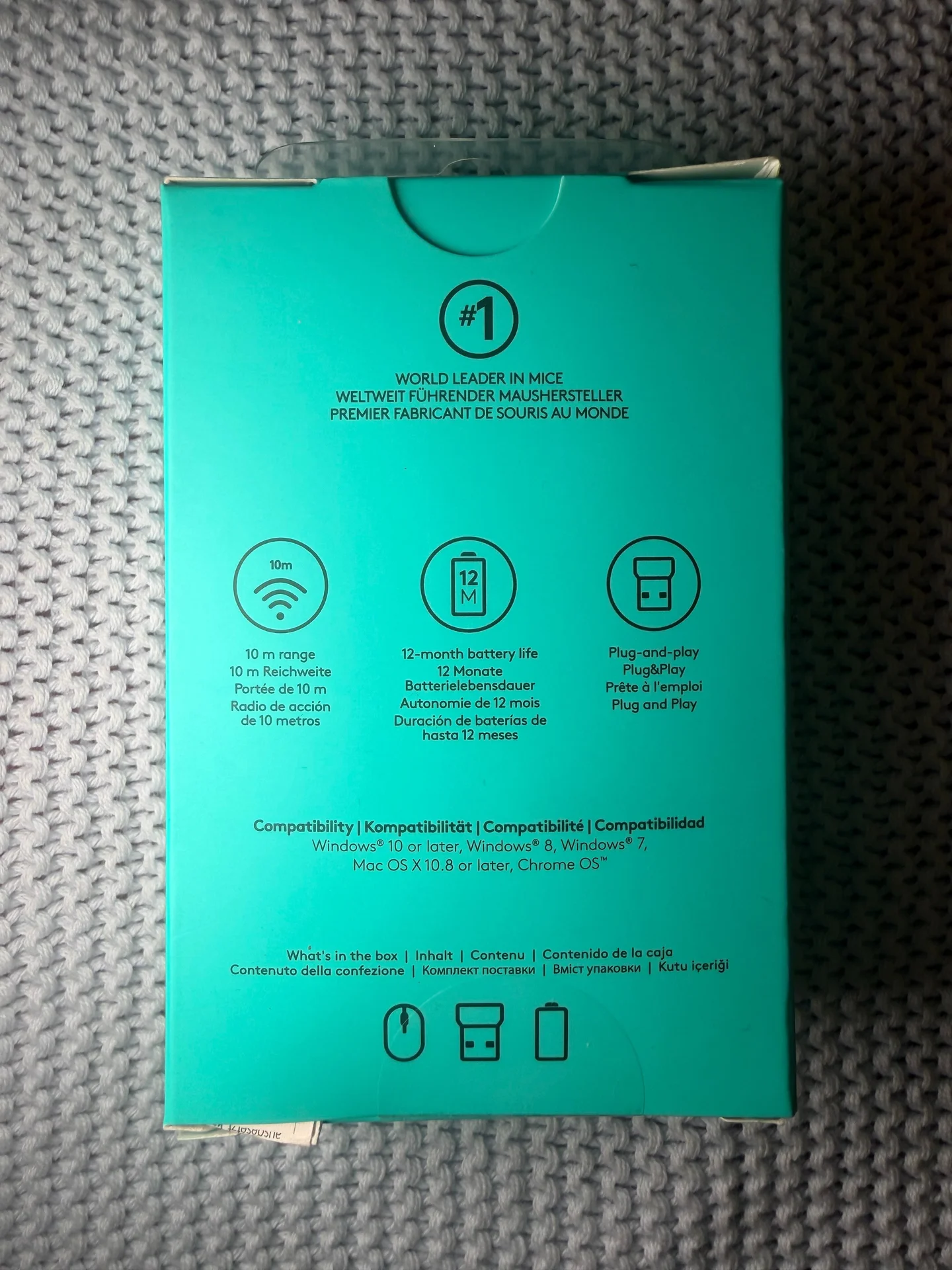 Беспроводная мышь Logitech M170, новая - миниатюра 3