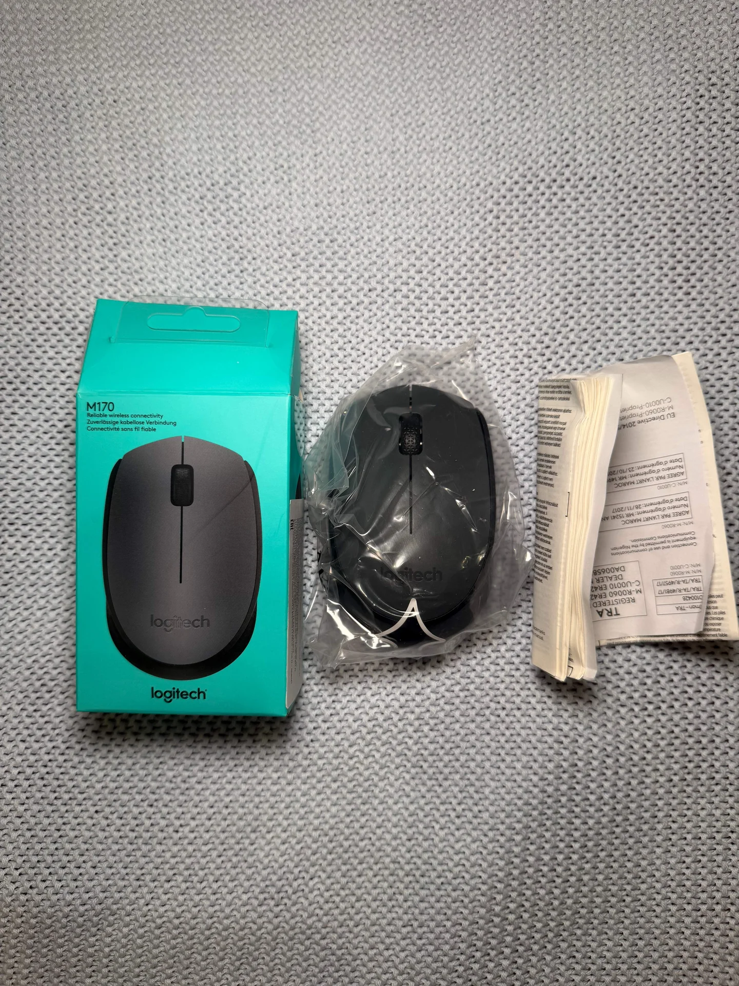 Беспроводная мышь Logitech M170, новая - миниатюра 5