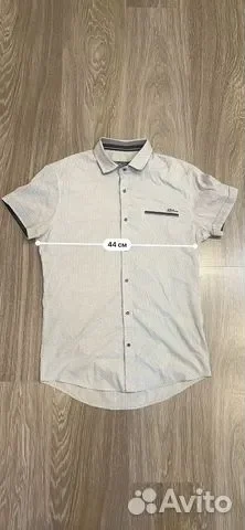 Рубашка MCR slim, размер S, белая в синюю точку - миниатюра 4
