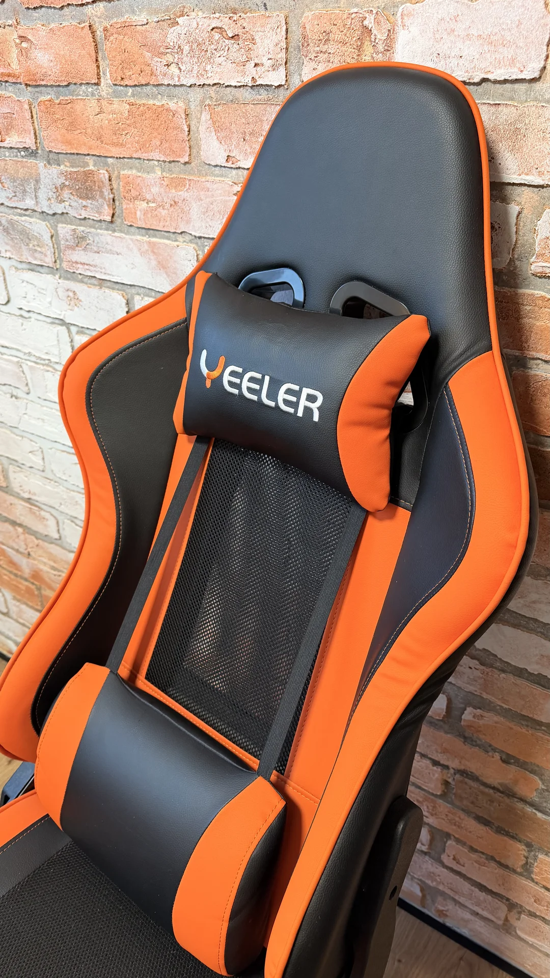 Кресло игровое yeeler 150кг/ сетка+ экокожа - миниатюра 2