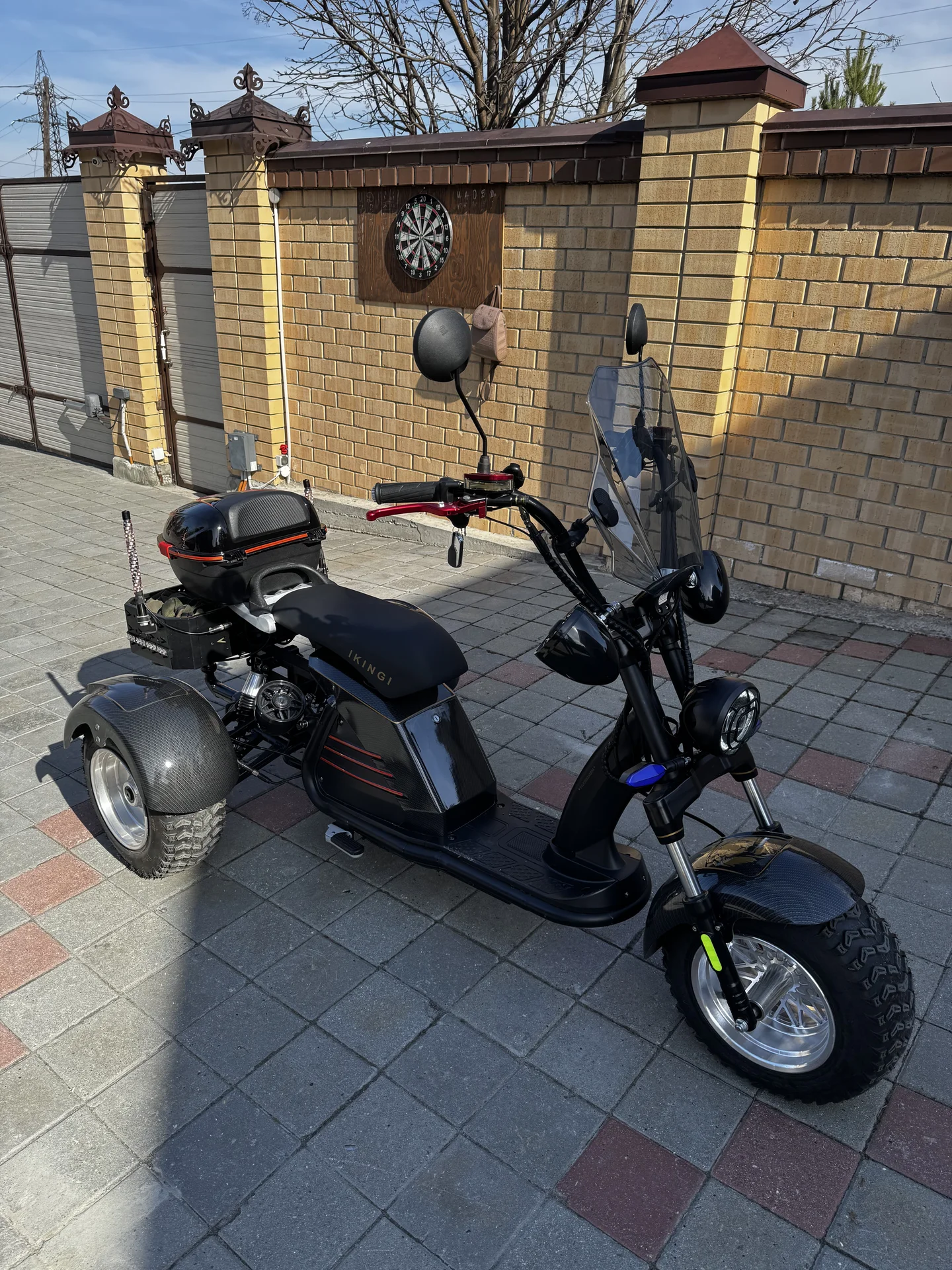Электротрицикл ikingi M6 PRO trike (60V/30Ah/6000W - миниатюра 2