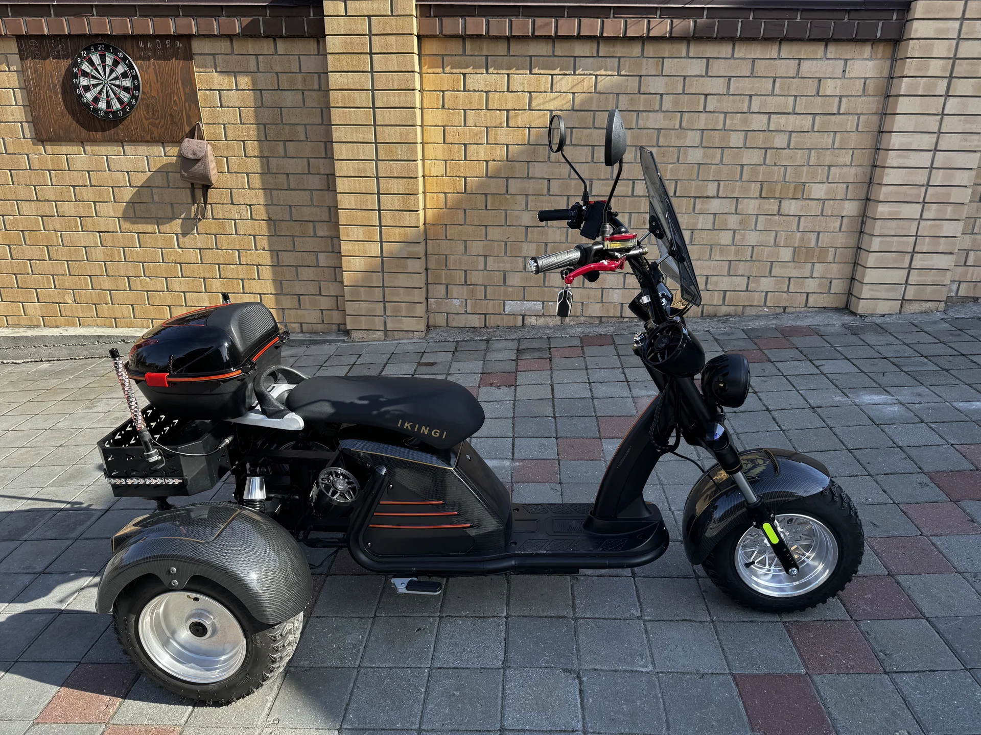 Электротрицикл ikingi M6 PRO trike (60V/30Ah/6000W - миниатюра 5