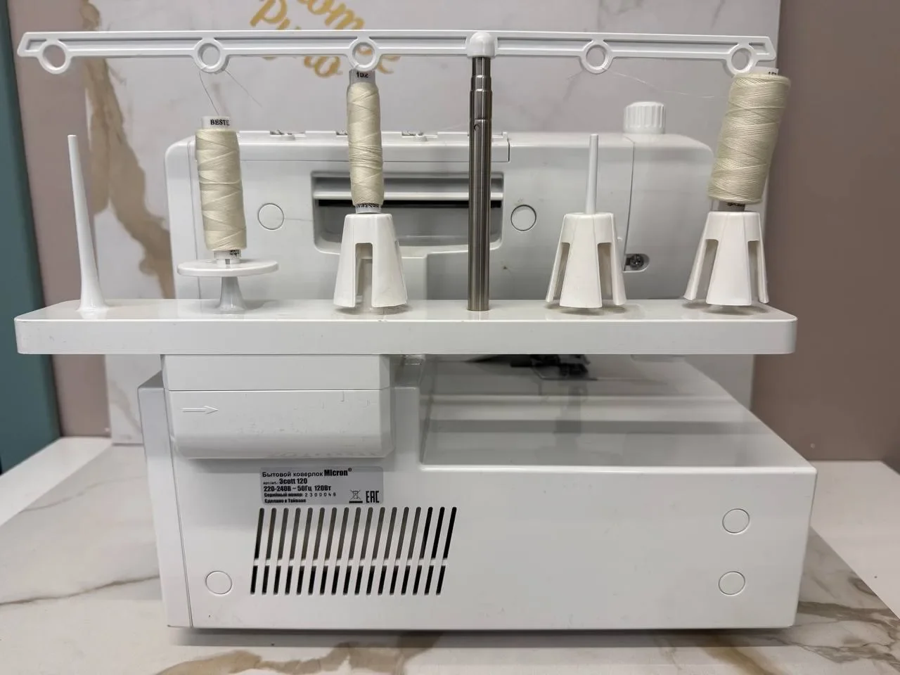 Швейная машина "Micron" Коверлок 3cott 120 - миниатюра 5