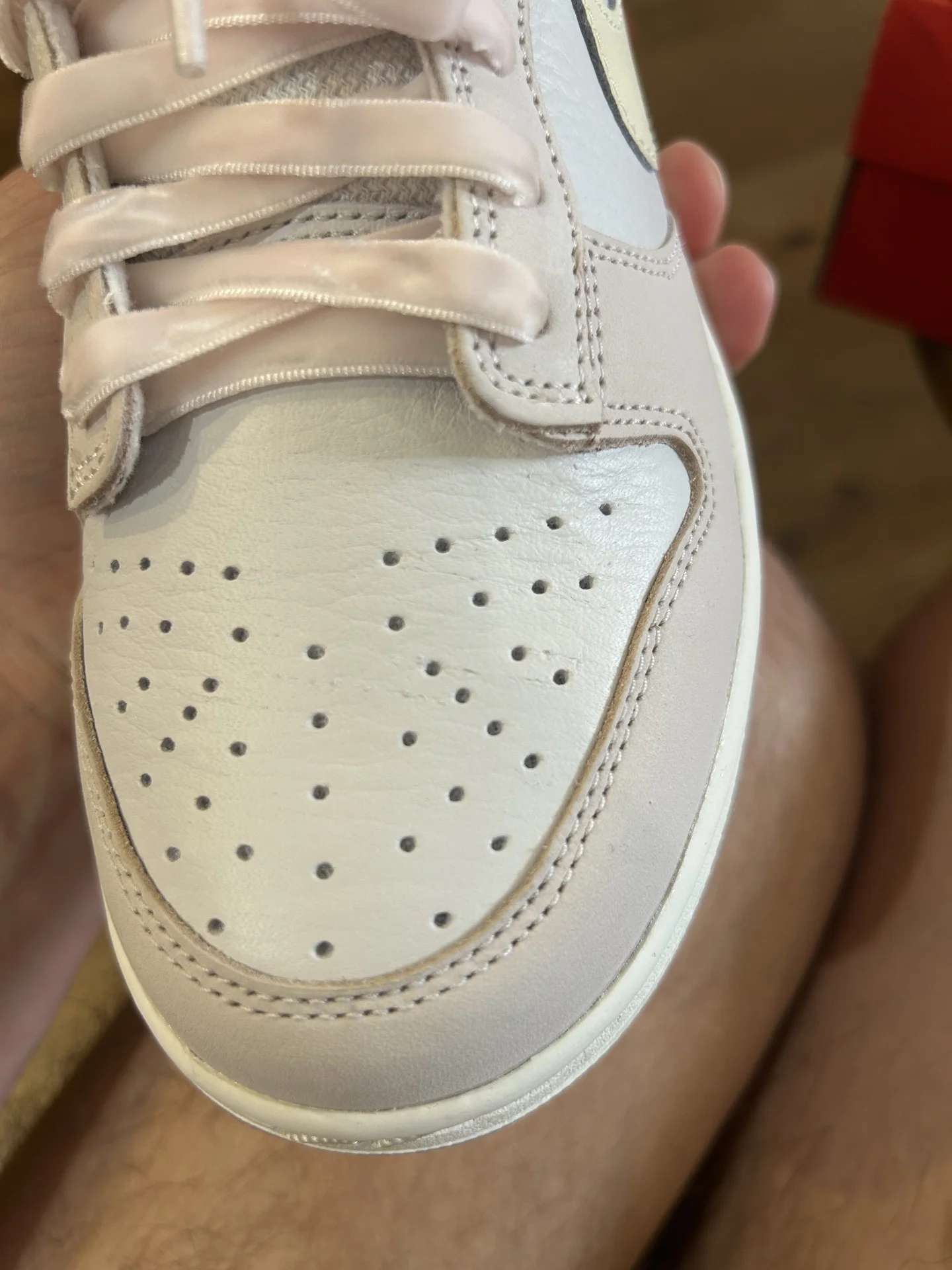 Nike dunk low light soft pink - миниатюра 6
