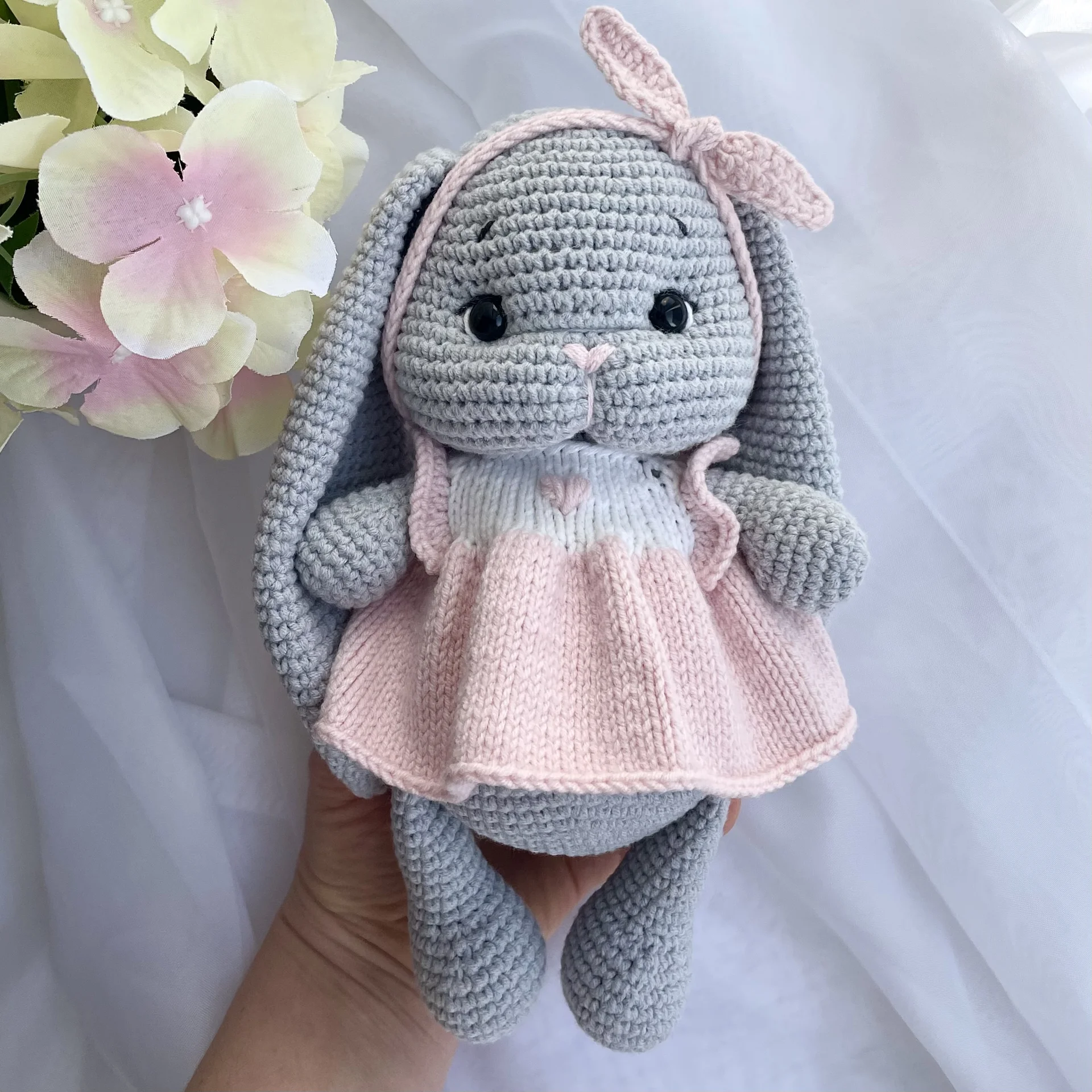 Мягкая игрушка заяц с длинными ушами - изображение 1