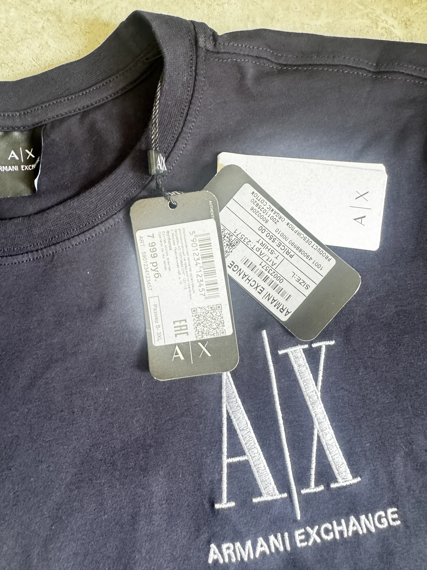 Футболка Armani exchange мужская новая - миниатюра 2