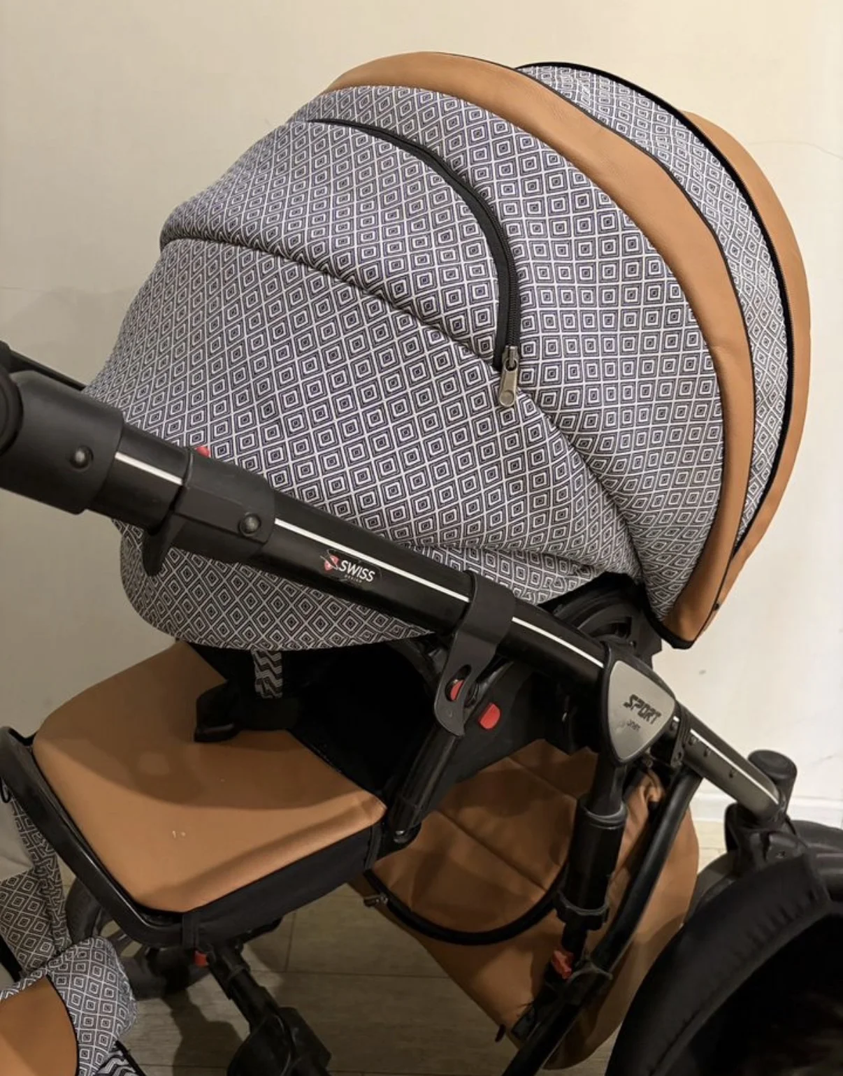 Коляска anex sport 3 в 1 с люлькой и автолюлькой - миниатюра 5