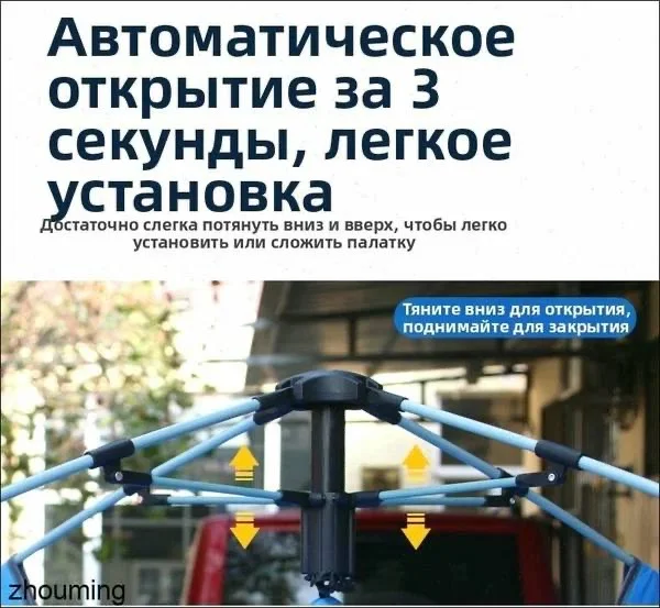 Палатка, автомат.открытие - миниатюра 3