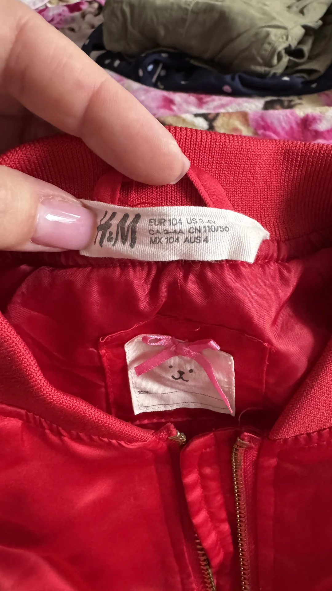 Бомбер H&M 104 размер - миниатюра 2