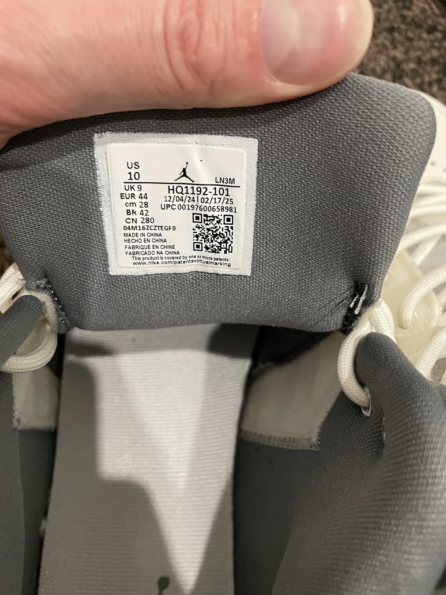 Кроссовки Air Jordan Courtside 23 'White Grey - миниатюра 5