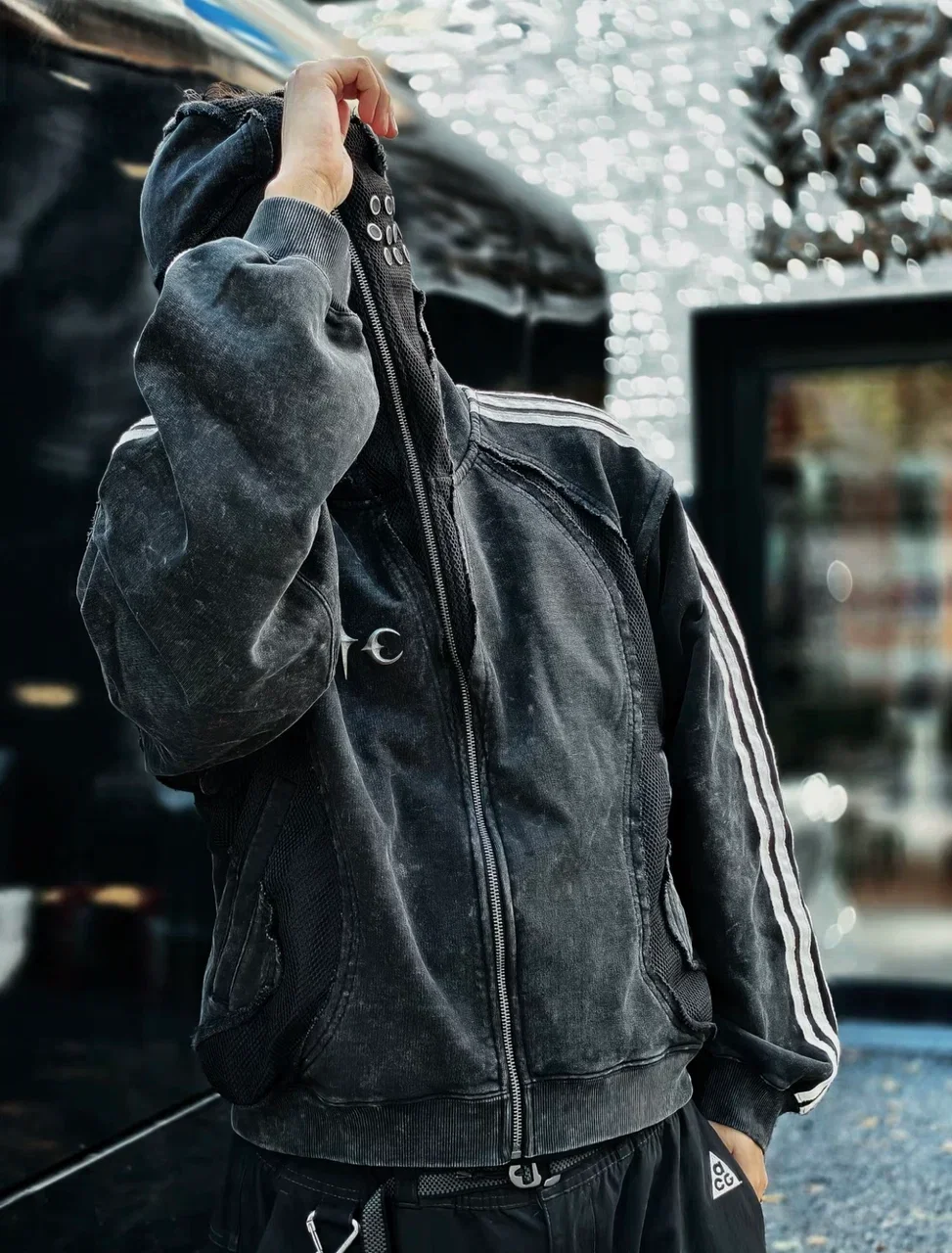 Зип худи Adidas x Thug Club в наличии новые - миниатюра 4