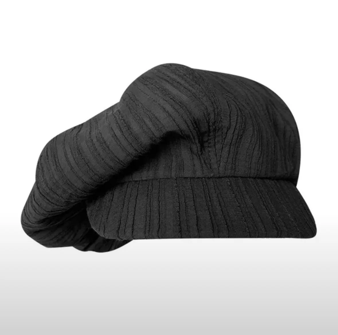 Беретка черная женская, винтаж cozy style y2k