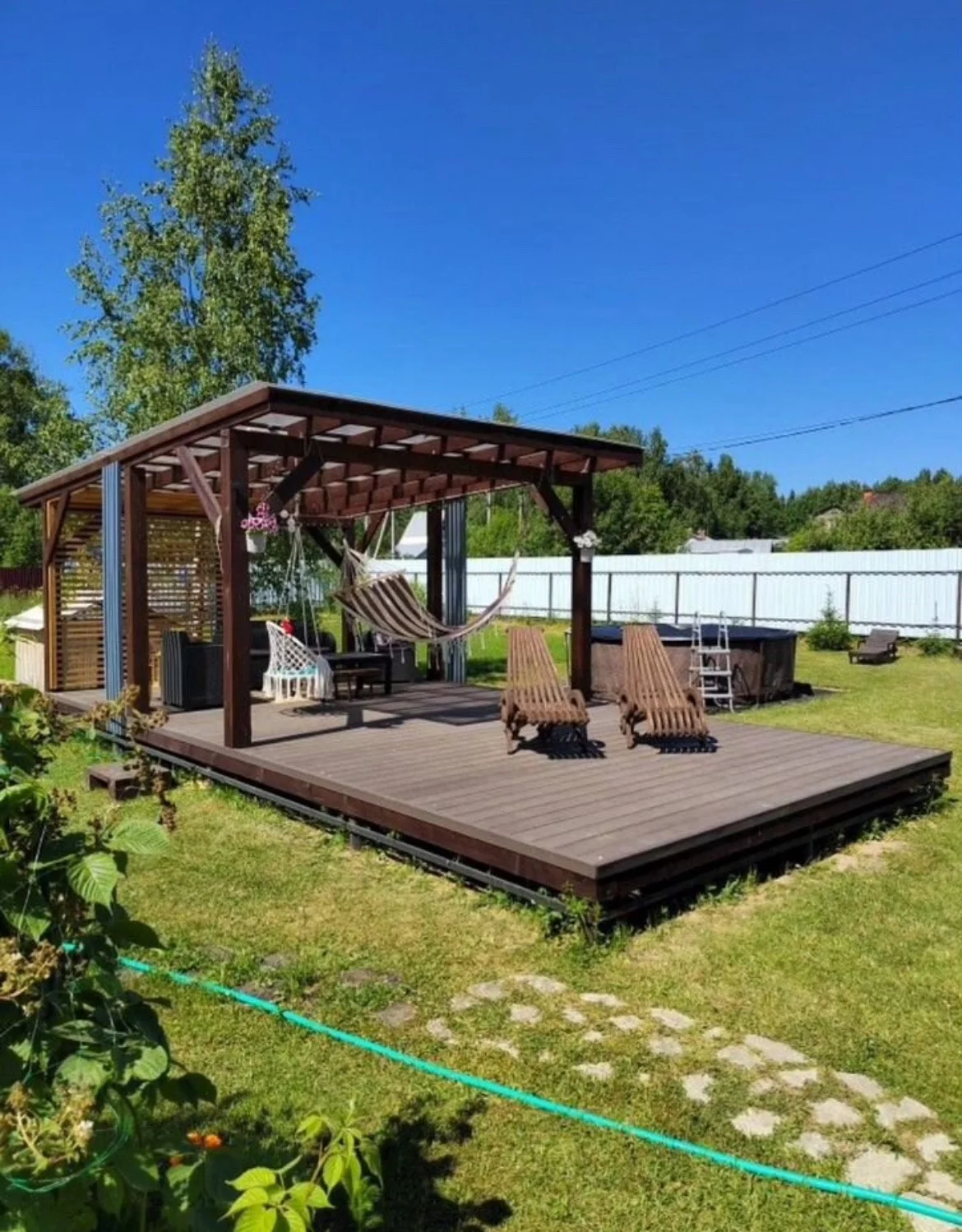 Дом Пристрока Веранда Пати-зона BBQ-зона Пергола - миниатюра 3