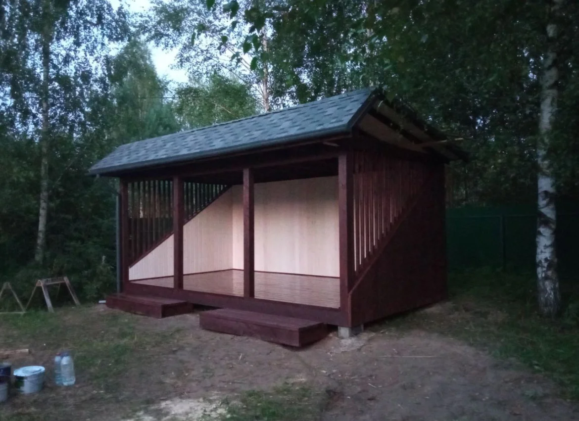 Дом Пристрока Веранда Пати-зона BBQ-зона Пергола - миниатюра 6