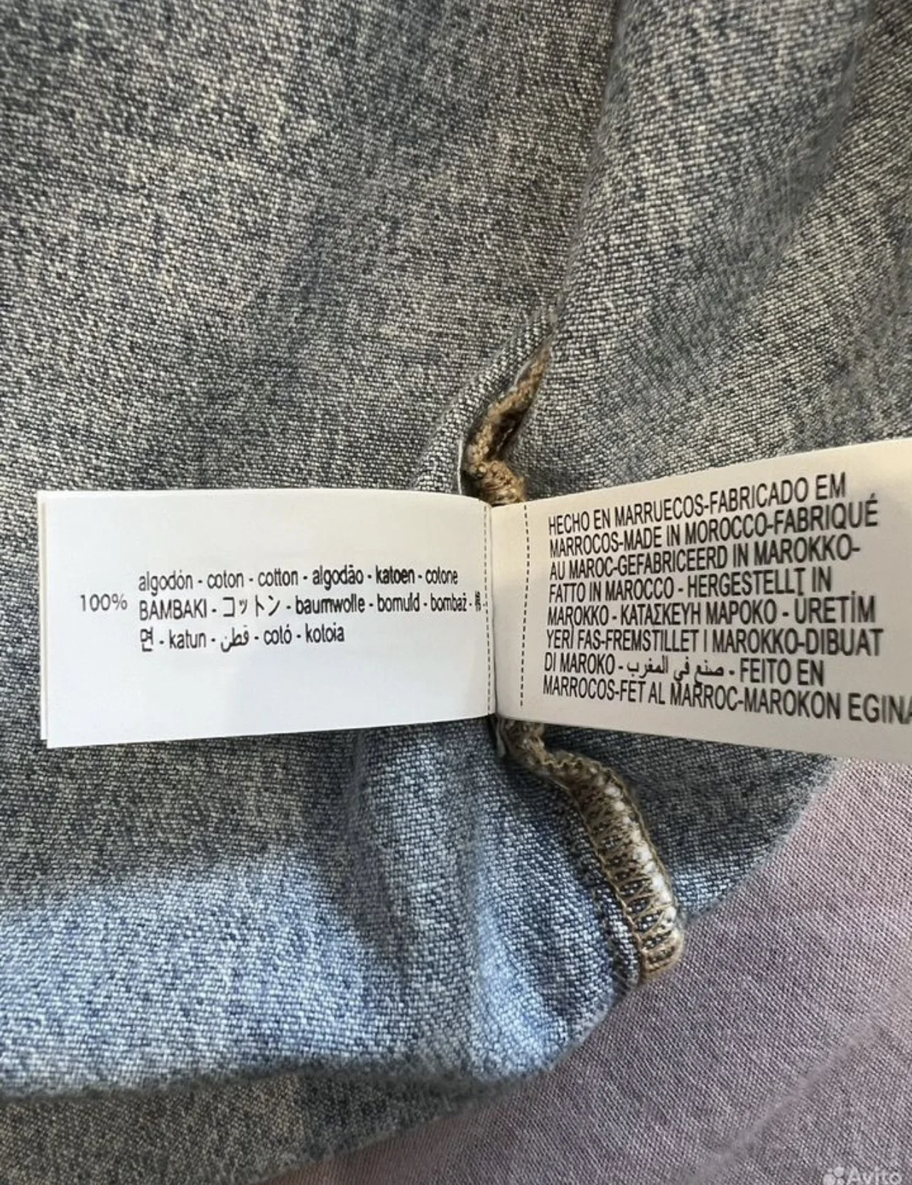 Джинсовая толстовка ZARA - миниатюра 7
