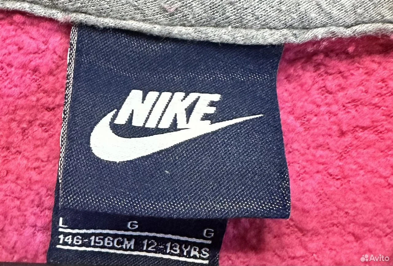 Толстовка Nike зип худи розовая оригинал - миниатюра 2