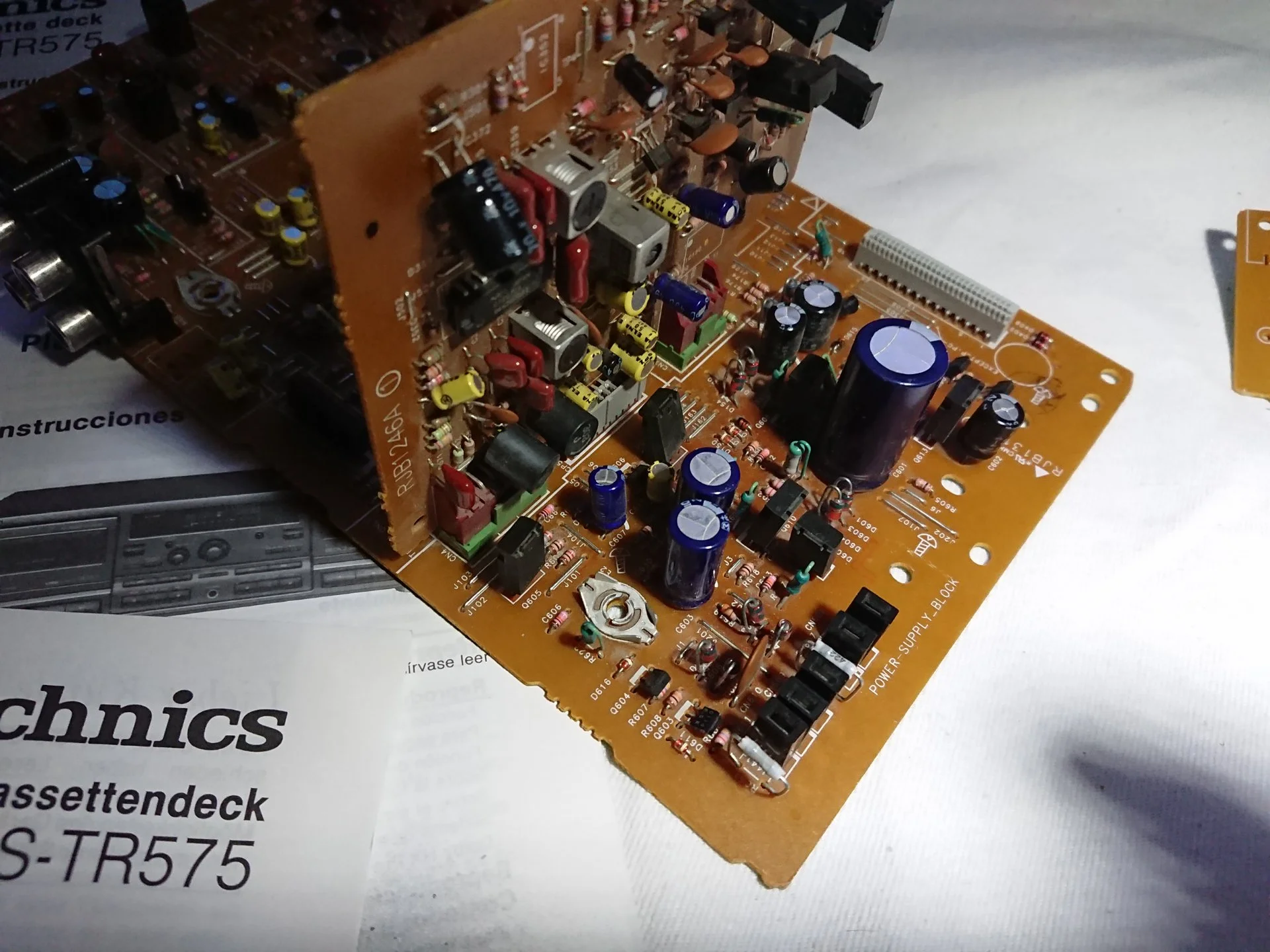 Дека Technics RS 575 Japan  НА ЗАПЧАСТИ. - миниатюра 18