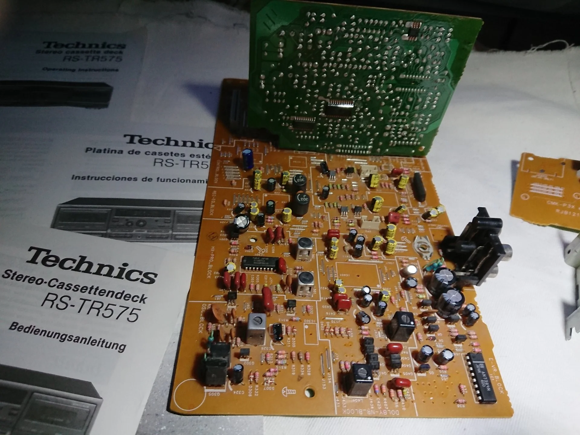 Дека Technics RS 575 Japan  НА ЗАПЧАСТИ. - миниатюра 19