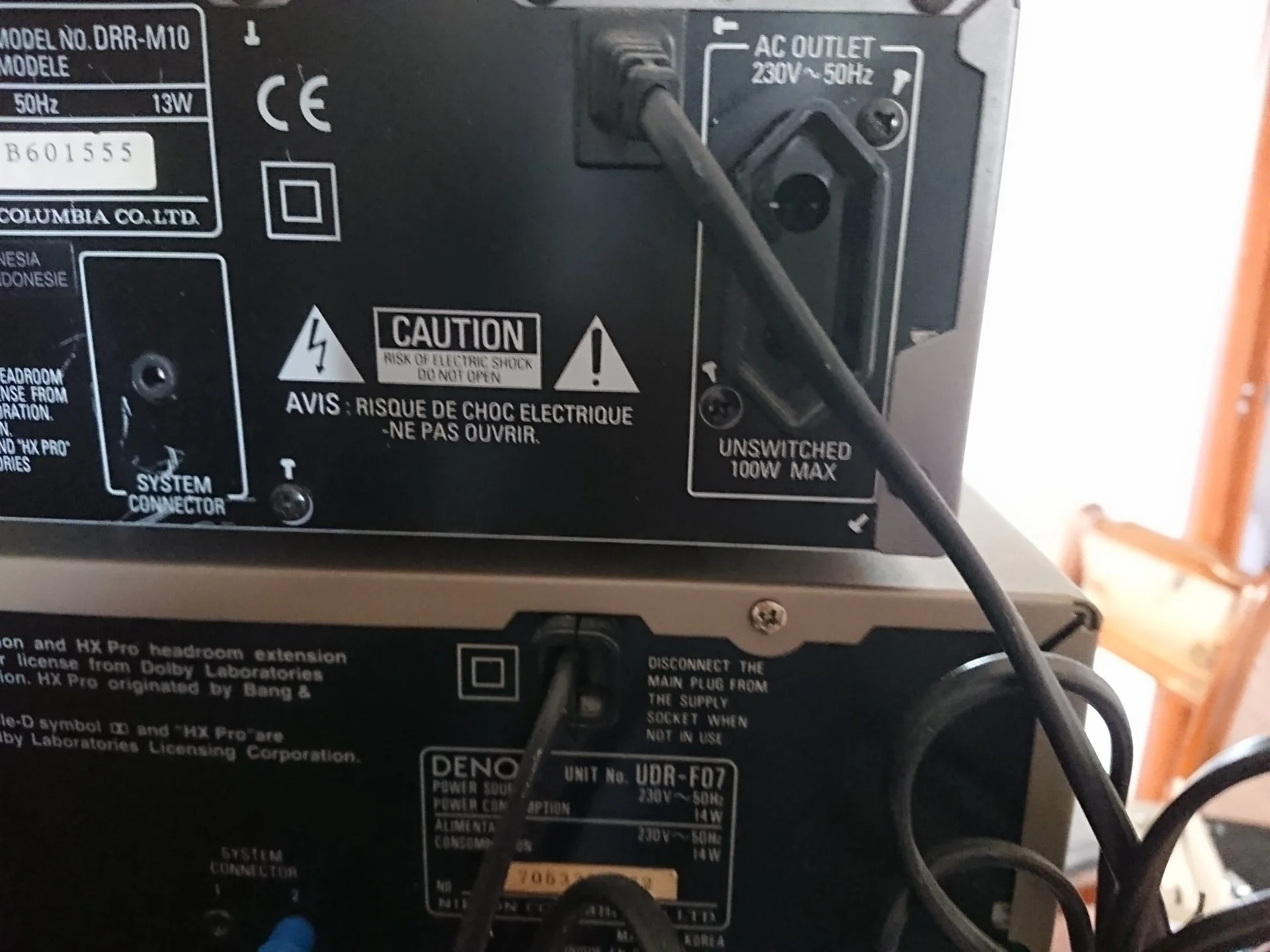 Кассетная дека Denon DRR-M10 - миниатюра 3