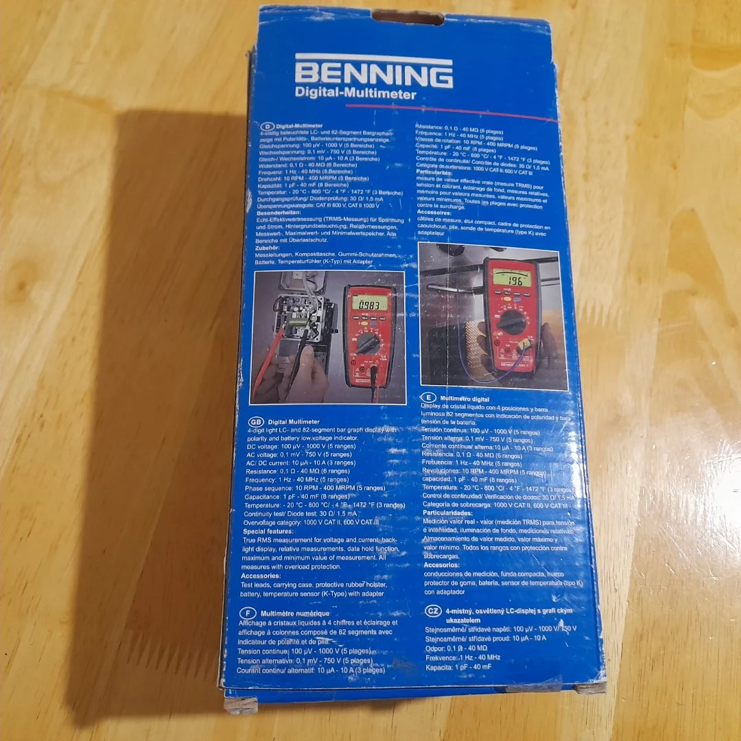 Цифровой мультиметр BENNING MM Германия - миниатюра 12