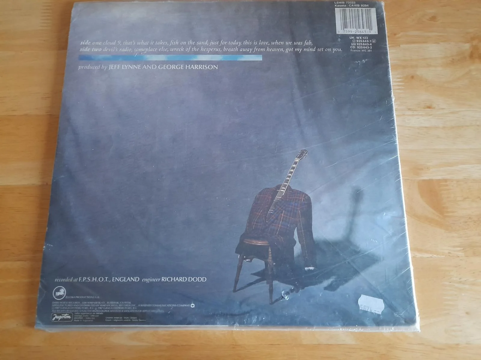 Пластинка George Harrison. Cloub nine. - миниатюра 3