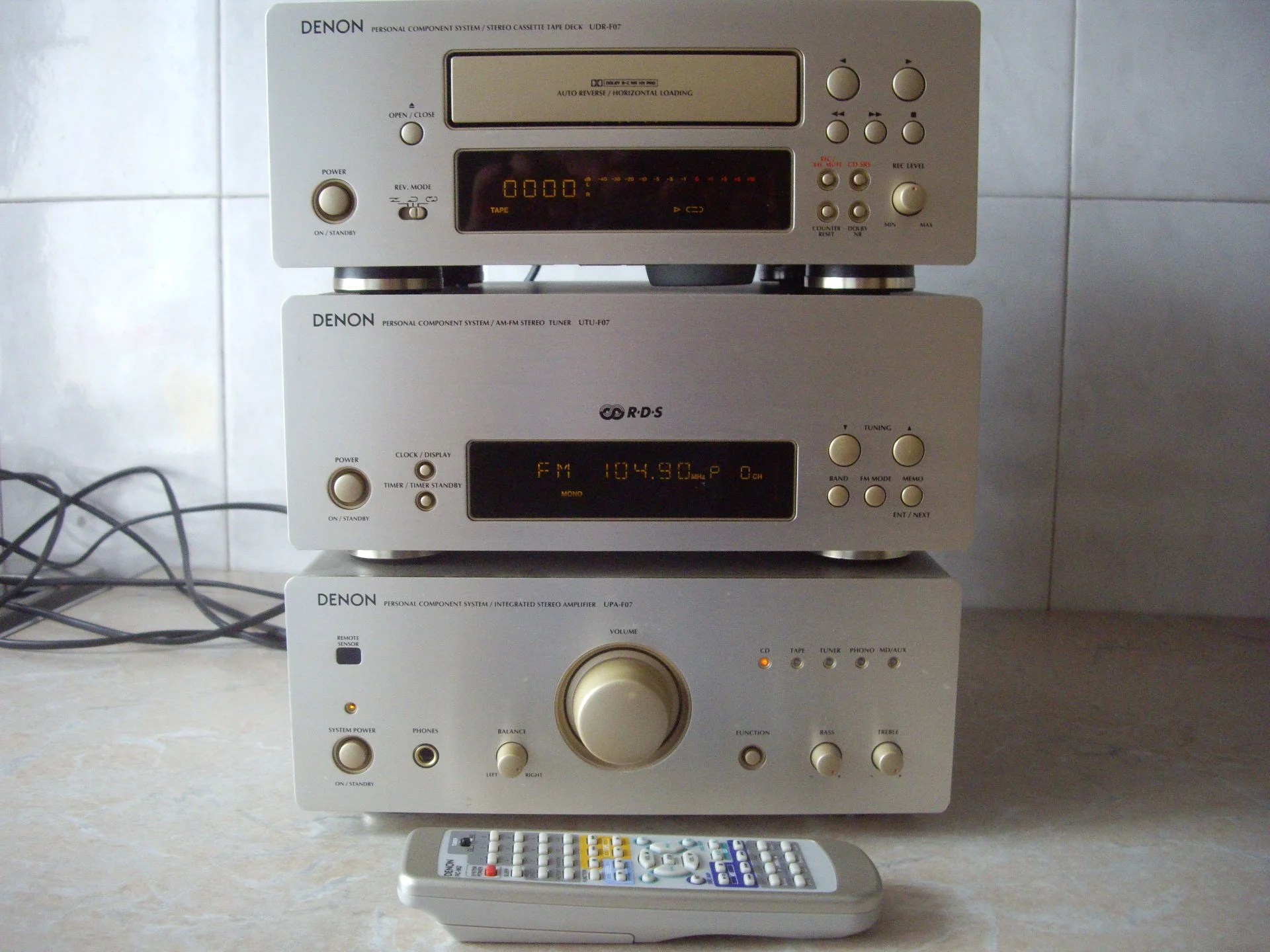 DENON муз центр F07 - миниатюра 2