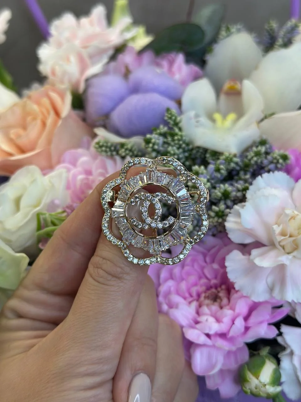 Брошь в стиле Chanel отличный подарок - миниатюра 8