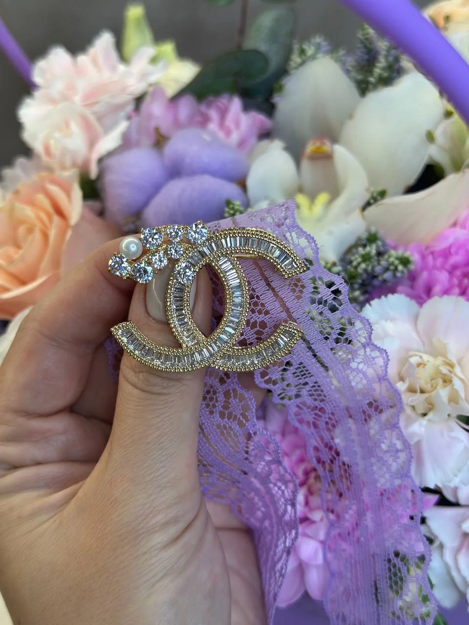 Брошь в стиле Chanel отличный подарок - миниатюра 10