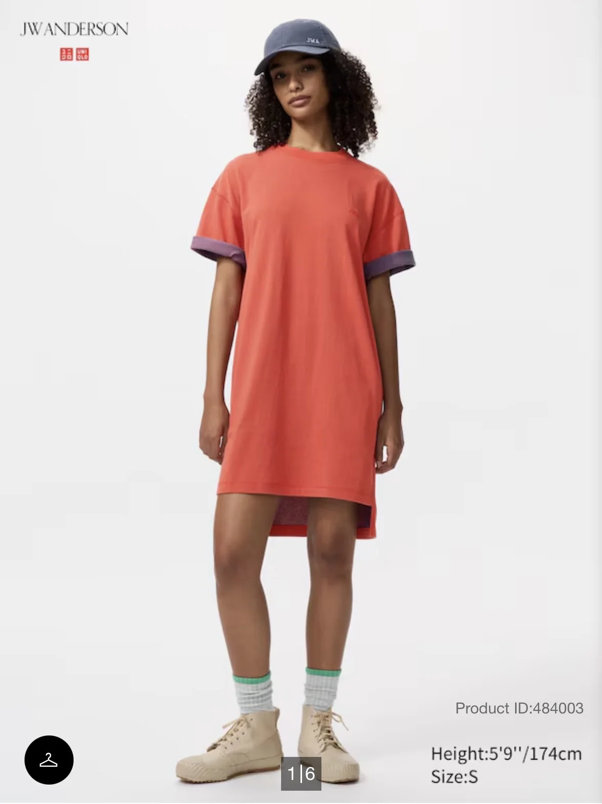 Uniqlo jwa футболка платье - изображение 1
