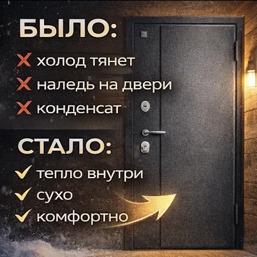 Дверь с терморазрывом в дом, не промерзает, СПб - миниатюра 3