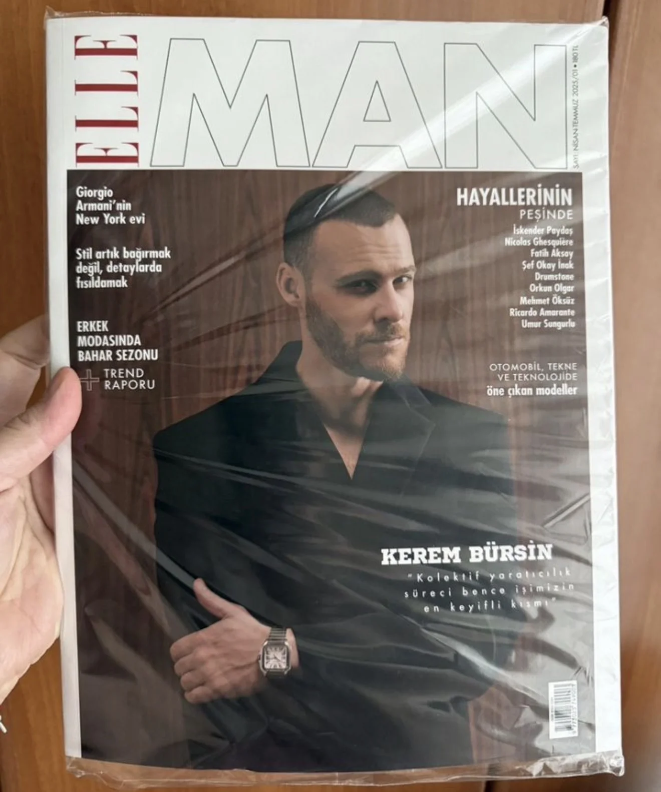 Журнал elle MAN Керем Бюрсин - изображение 1