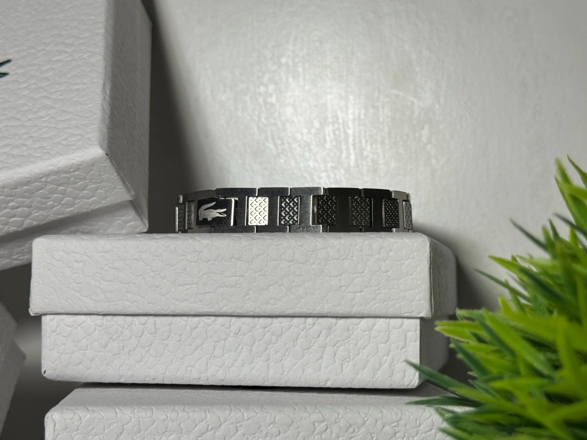 ⌚ Браслет Lacoste (металл, серебристый) - миниатюра 6