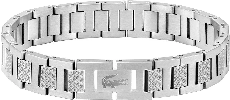 ⌚ Браслет Lacoste (металл, серебристый) - миниатюра 7