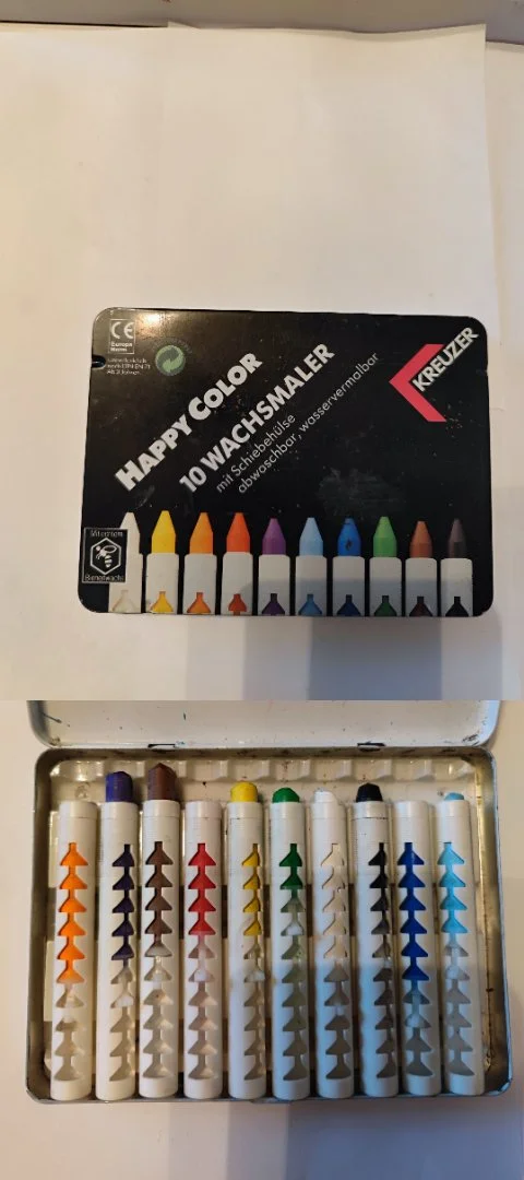 Восковые мелки Happy Color Kreuzer винтаж - изображение 1