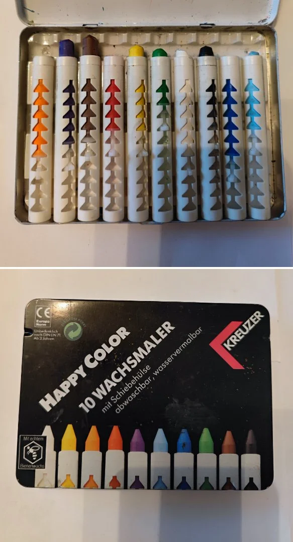 Восковые мелки Happy Color Kreuzer винтаж - миниатюра 2