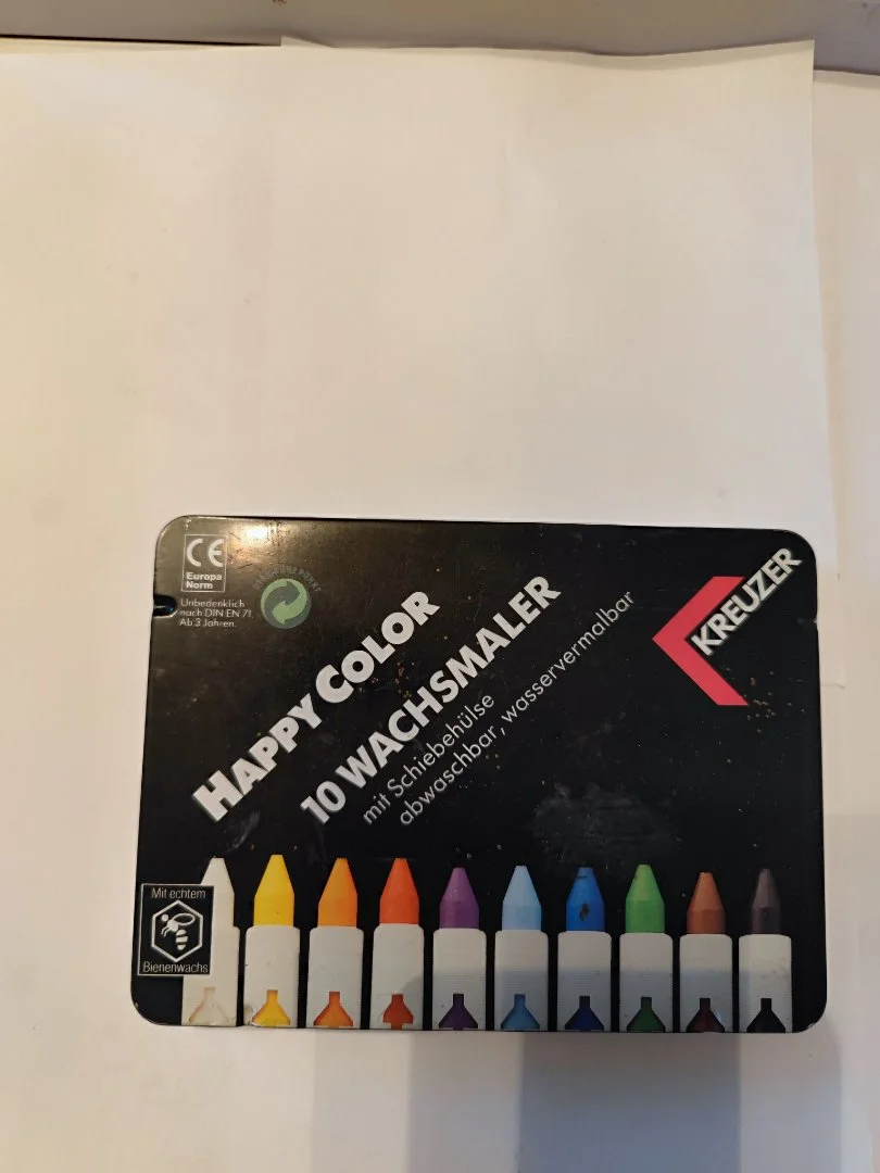 Восковые мелки Happy Color Kreuzer винтаж - миниатюра 5